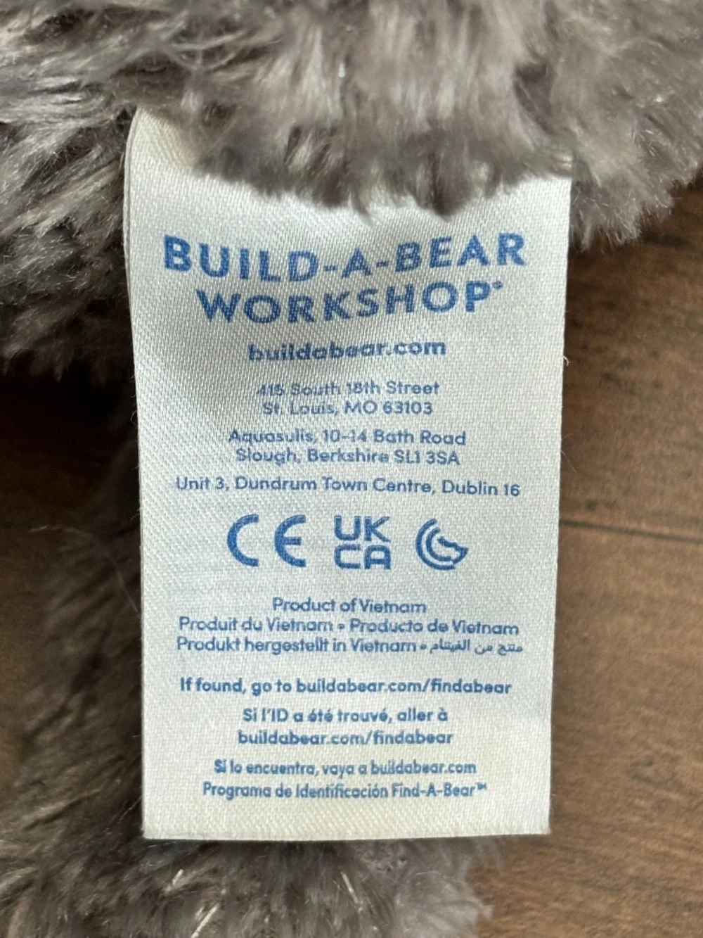 Build a Bear VIOLET THE WOLF 25th Anniversary Plush Stuffed Toy Great Wolf Lodge